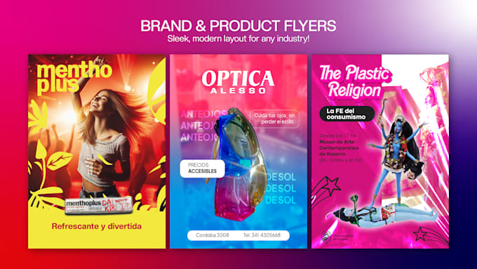 design a professional flyer for your brand