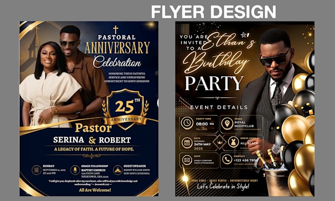professional eye catching flyer for your event