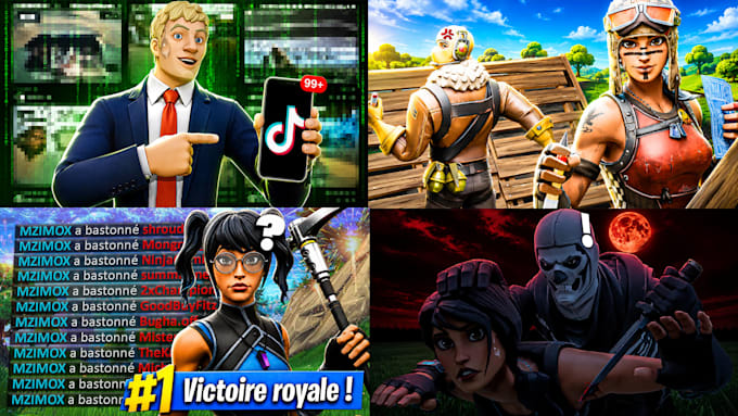 create 3d fortnite thumbnails
