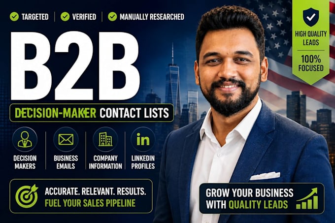 generate targeted b2b decision maker contact lists