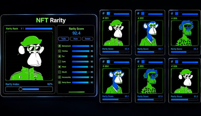 create pixel nft collection with unique traits rarity and metadata
