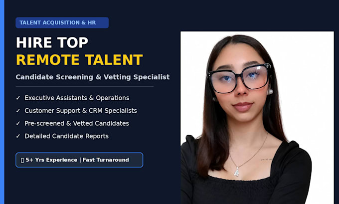 recruit top remote talent and screening for your team