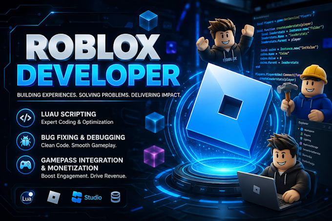 roblox game development, scripting, and bug fixing