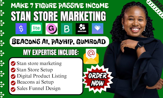setup stan store, beacons ai, payhip, stan store marketing