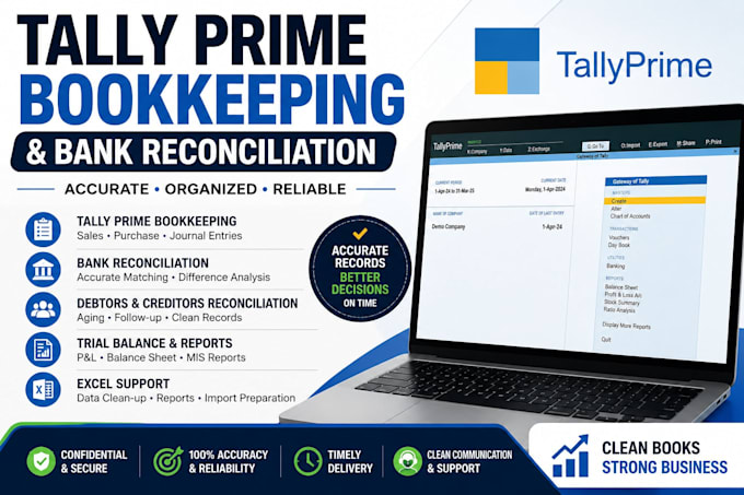 do bookkeeping bank reconciliation and accounting