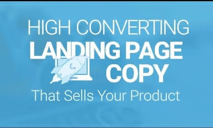 write website content, landing page and about us page