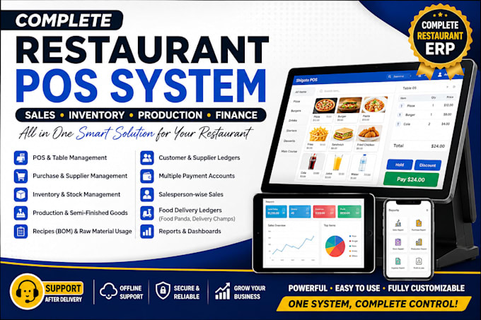 develop a restaurant point of sale