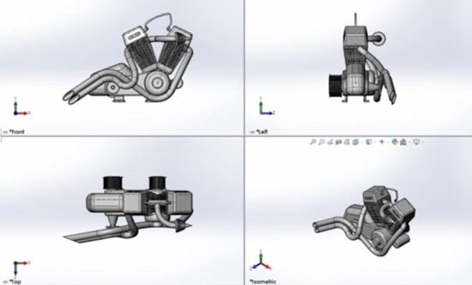 create professional 3d cad models and 2d mechanical drawings