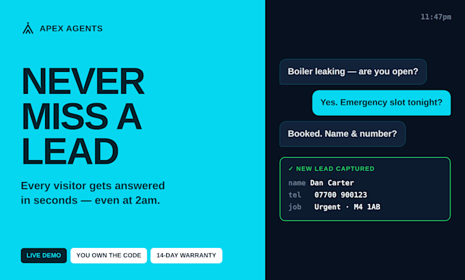 build an ai lead capture chatbot for your website