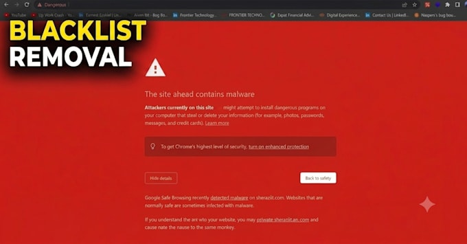 remove google blacklist,malware removal and website security