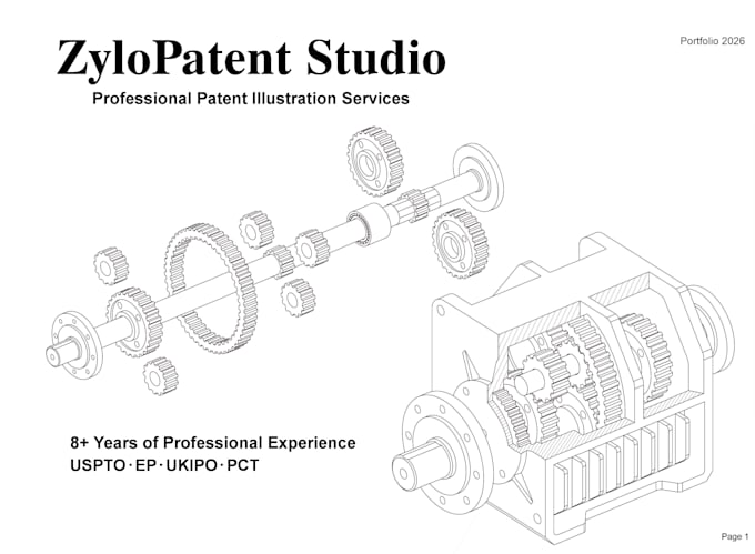 create professional utility and design patent drawings