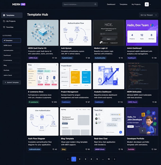 develop a modern mern stack web application