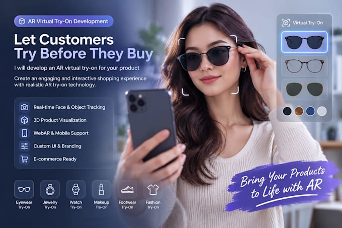 develop an ar virtual try on for your product