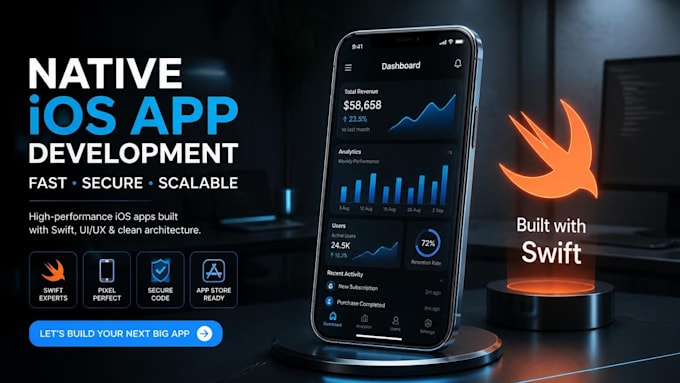 build high performance native ios app in swiftui
