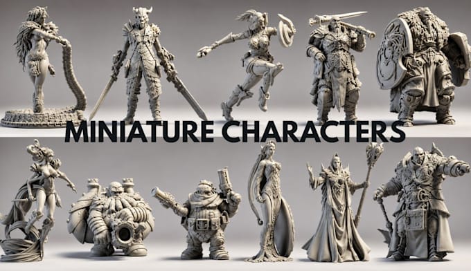 model custom dnd character miniature for tabletop rpg campaigns