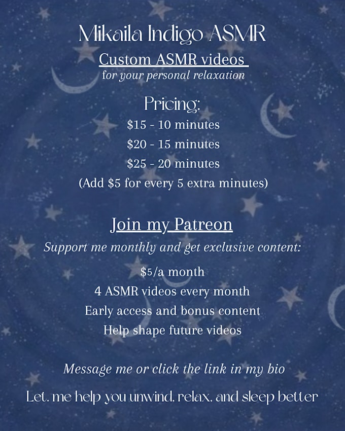make you an asmr video