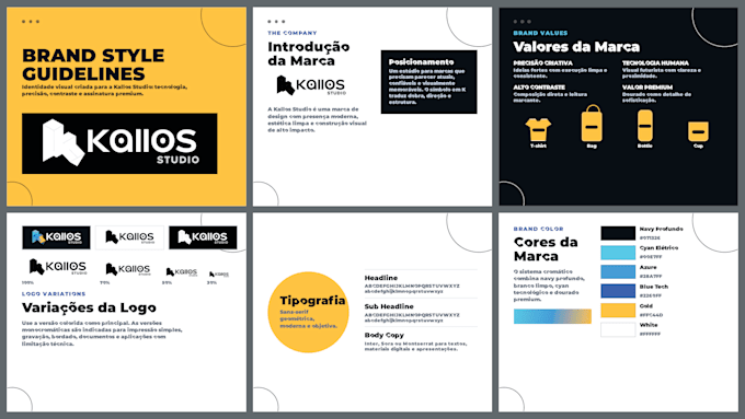 criar um logotipo moderno e a identidade visual completa da sua marca