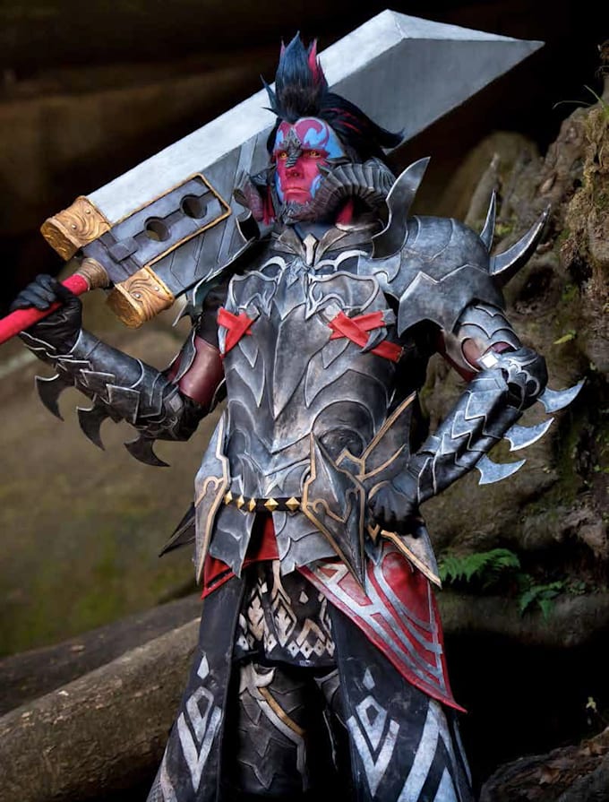 custom wearable cosplay full armor suit anime weapon
