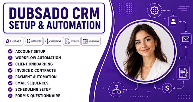setup and automate dubsabo crm workflow, dubsabo automation