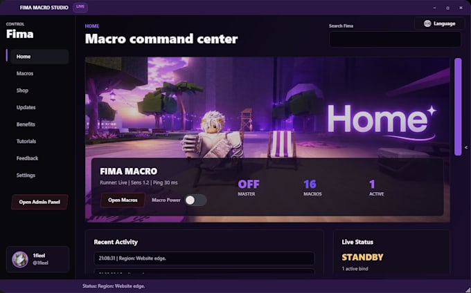 create roblox game macro, automation macro and gameplay automation tools