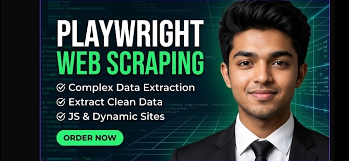 do playwright web scraping, data extraction, and data mining