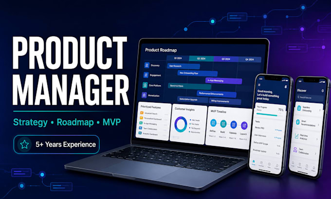 be your product manager for product strategy and mvp