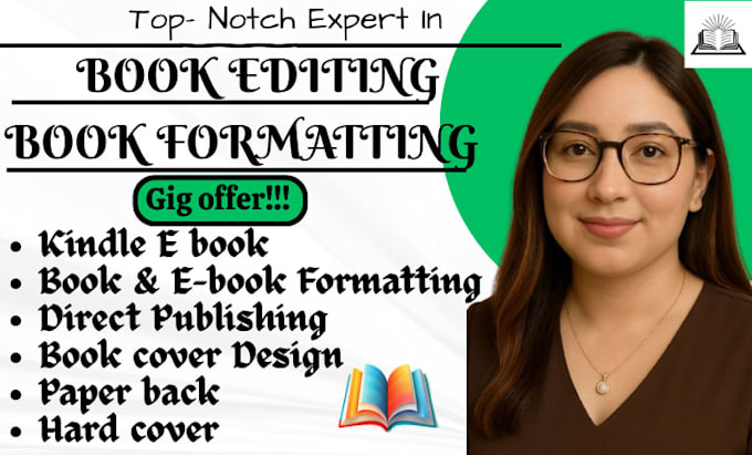 do book formatting and kdp book formatting