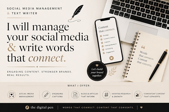write engaging social media captions and texts