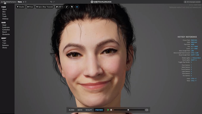 model and rig a 3d character with 52 arkit blendshape facial rigging lips sync