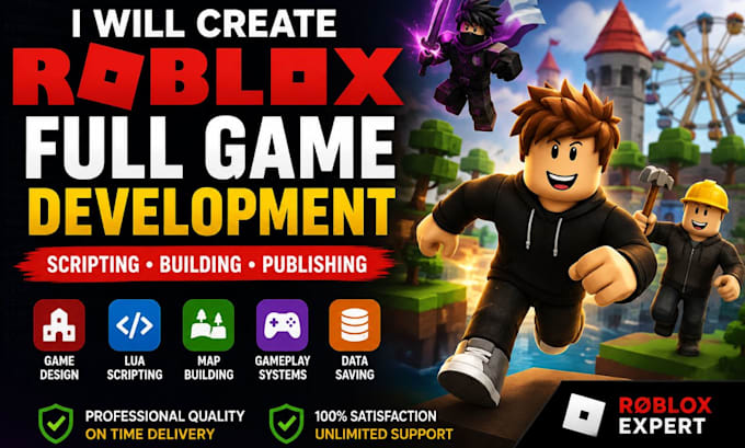 do roblox full game creation, roblox scripter, roblox game develope