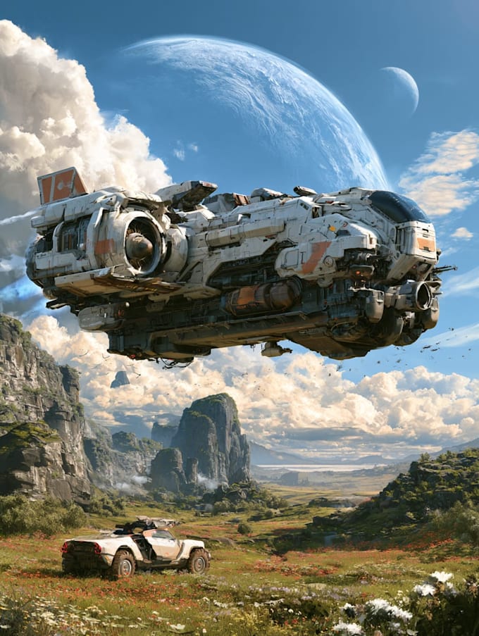 do sci fi spaceship design