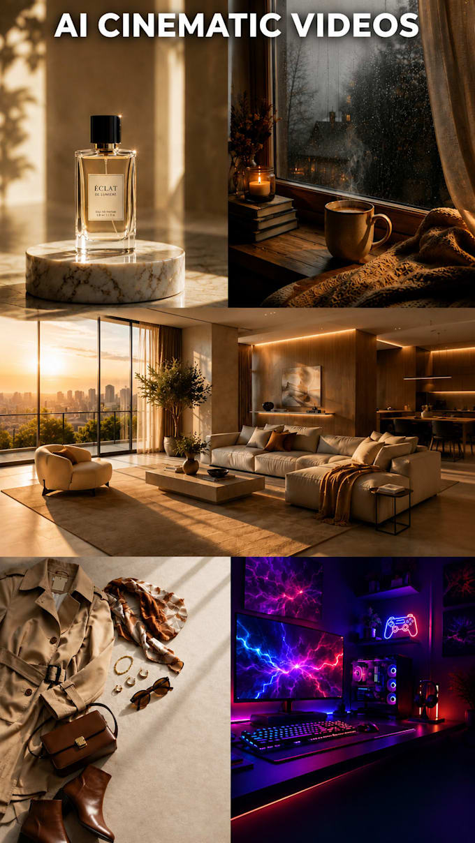 create aesthetic ai cinematic videos for reels and shorts