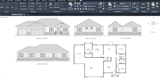 do professional autocad drafting from PDF, sketch, image to dwg