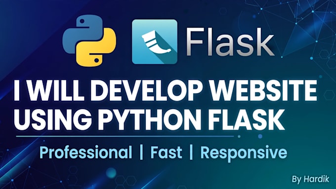 develop website using python flask