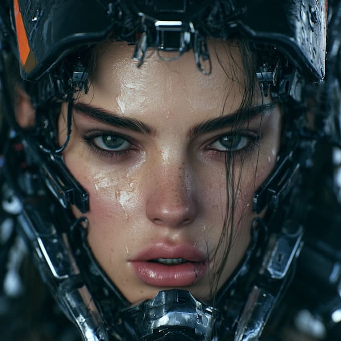 design unique alien, cyberpunk, and sci fi characters