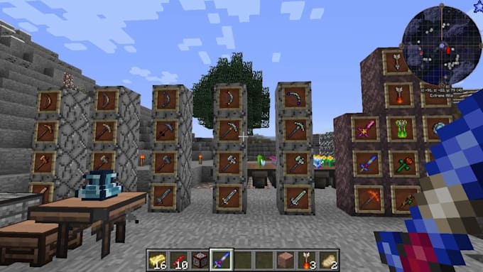 mod minecraft terraria and starbound with custom biomes weapons items