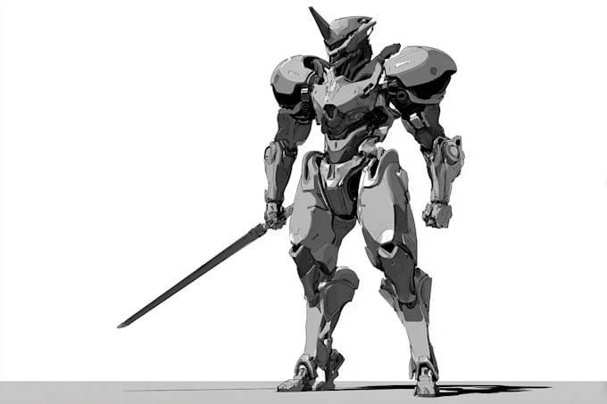high quality robot, mecha concepts