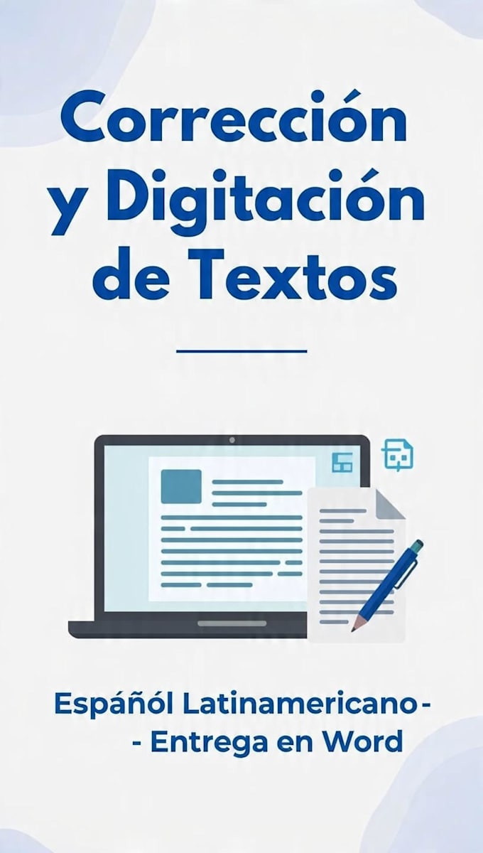 corregir y digítar textos en español