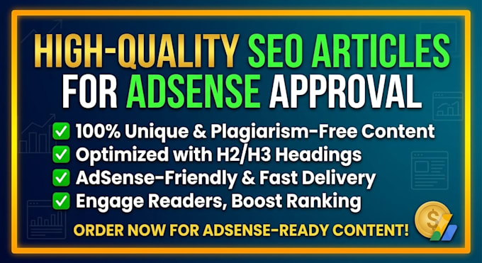 write SEO friendly articles for adsense approval