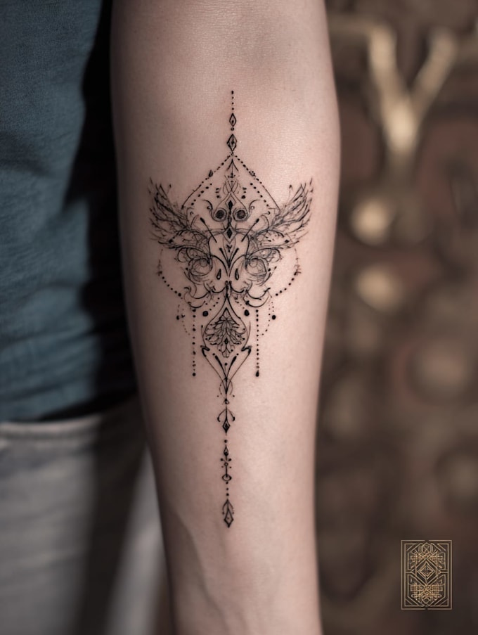 basic dotwork tattoo design for you