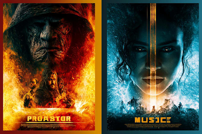 design a professional movie poster