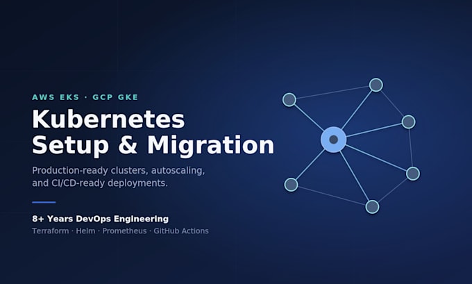 set up your production kubernetes cluster on AWS eks or gcp gke