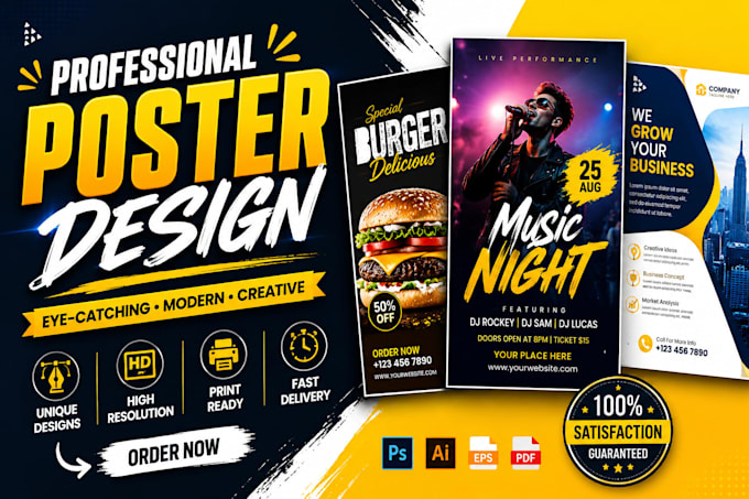 design custom banner poster design