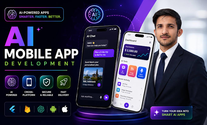 do ai mobile development, flutter app development