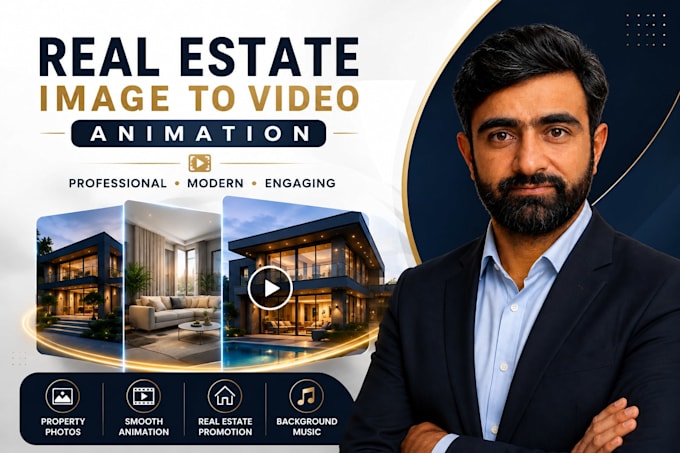 create a real estate image to video animation