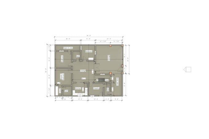 create professional autocad 2d drawings and floor plans