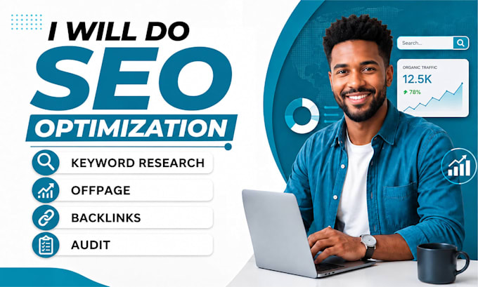 do SEO optimization,keyword research, offpage, backlinks and audit