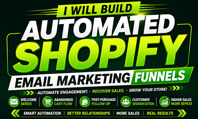 build automated shopify email marketing funnels