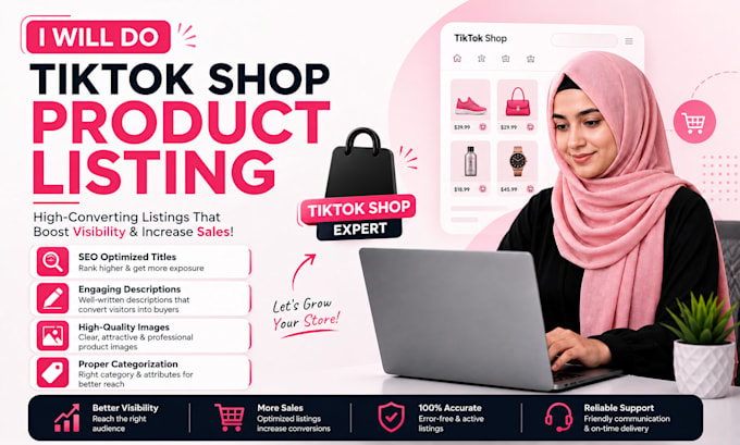 do tiktok shop products listing and store optimization