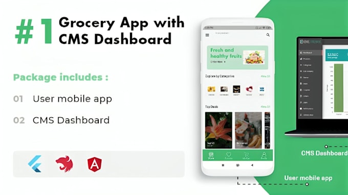 develop custom grocery delivery app for android and ios
